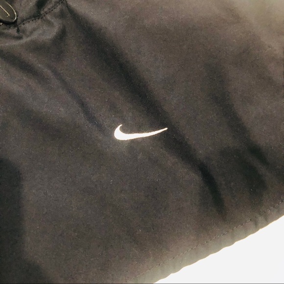 Nike Navy Blue & White Rain Jacket with Hoodie - Picture 4 of 6